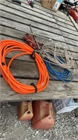 Air hose, extension cords ( untested), tire rod