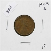 1909-S LINCOLN WHEAT PENNY
