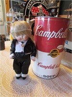 10" Ltd. Edt. Campbells Soup 10" Porcelain Doll