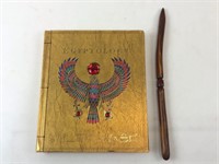 Egyptology Collectible Book & Stick