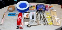 Lot of Mainly New Kitchen Items Pyrex Laddles ++