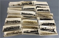 Train Photographs Locomotives Lot Collection