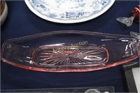 PINK DEPRESSION GLASS BOWL