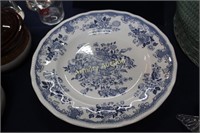 KENSINGTON BLUE TRANSFERWARE PLATE