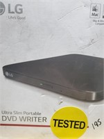 LG Ultra Slim Portable DVD Writer Mac & Windows