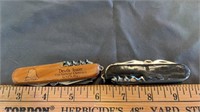 (2) Swiss Army Style Multi Tool Pocket Knives