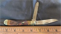 Frost Cutlery Steel Warrior Trapper Pocket Knife