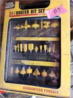 24 pc router bit set