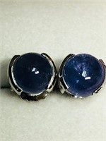 S/Silver Genuine Gemstone Earrings