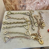Grade 70 3/8" Short Chains w hooks