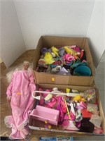 Girls toys and Barbie accessories