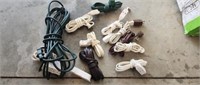 LOTS OF ELECTRIC  EXTENSION  CORDS