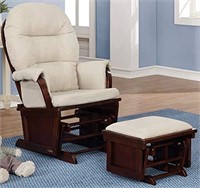 Lennox Furniture Glider Rocker Combo Espresso