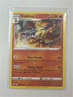 Delphox 027/195 Rare Pokémon Card Silver Tempest!