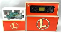 Lionel NYC Fire & Instruction Train Cars.