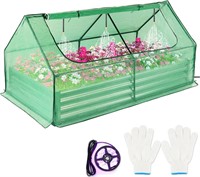 6x3x1 ft Raised Garden Bed/Greenhouse, ANCOUUIN