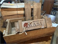(3) Vintage Wooden Crates