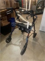 Rolling Walker with Hand Brakes and Seat
