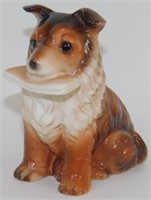 * Vintage Collie Puppy Figurine