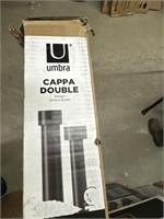 Umbra Cappa 1-Inch Double Curtain Rod, Includes 2