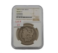 1899-O Morgan Silver Dollar (Graded)