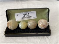 4 Large Marbles