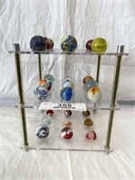 3 Tier Display w/ 27 Marbles