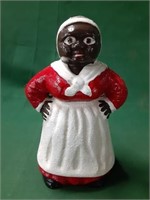 Cast Iron Black Americana Woman Bank