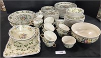 Longchami French Floral Dinnerware.