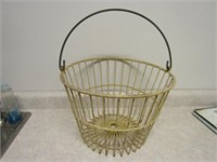 Vintage wire egg basket.