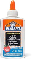 Elmer's Liquid School Glue, Clear, Washable, 5 Oun