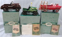 3 HALLMARK CLASSIC KIDDIE CARS1937-1964