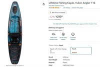 FM4001 Lifetime Fishing Kayak