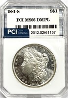 1881-S Morgan Silver Dollar MS-66 DMPL