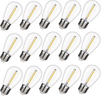 BORT 15 Pack-LED S14 Replacement Bulbs,