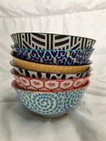6 pcs Colorful Bowl Dish Set