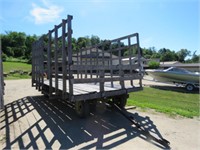 17FT X 19 1/2 FT WIDE HAY WAGON THIS HAS NEW