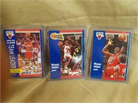 (3) 1992 Fleer Michael Jordan Basketball Cards
