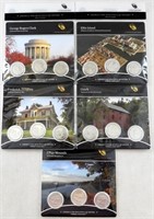 (5) 2017-P,D,S ATB U.S. MINT 3-COIN SETS