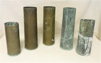 Artillery Shell Trench Art Vases.