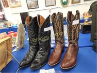 TWO PAIRS OF WESTERN BOOTS