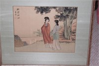 Antique Chinese Pastel on Silk