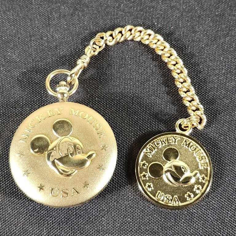Disney Colibri Mickey Mouse Pocket Watch