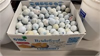 LARGE BOX OF GOLF BALLS