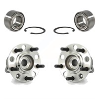Front Rear Wheel Bearing And Hub Assembly Kit For