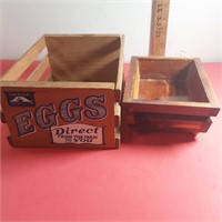 vintage wooden crate