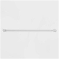 72 Rust Resistant Shower Curtain Rod - White