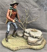 Dee Flagg, Western Wood Carving "The Challenge"