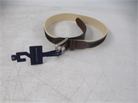 Tommy Hilfiger Men's Ribbon Inlay Fabric Belt with