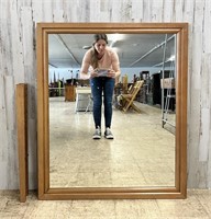Framed Mirror with Brackets